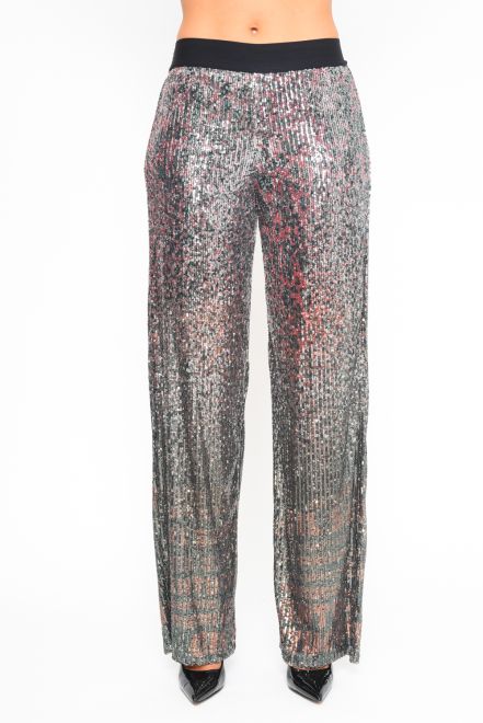 Pantalone Animalier Paillettes