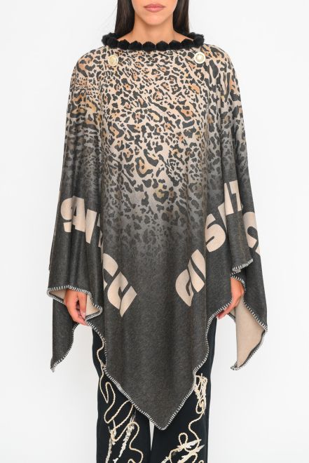 Poncho Animalier