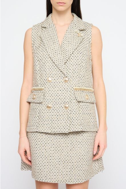 Gilet Tweed